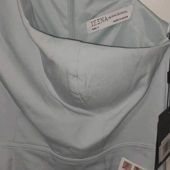 Mac Duggal Light Blue One Shoulder Dress - Picture 6 of 16